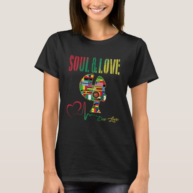 70s Funk Afro Soul Boogie Dance Love Train Funky P T-Shirt (Front)