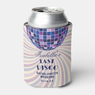 70s Groovy Last Disco Bachelorette Party Can Cooler