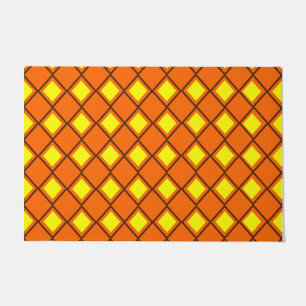 70s Harlequin  Doormat