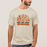70s Inpired Retro Summer Sunset Sunrise Sun Rays