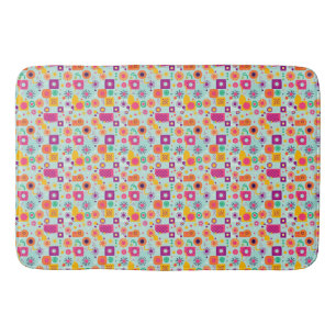 70s-Inspired Retro Bath Mat – Funky & Functional