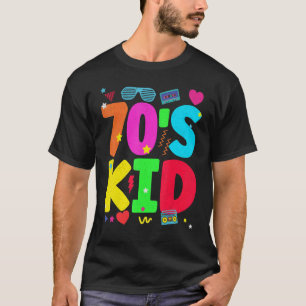 70's Kid Costume Vintage Retro 1970's Distressed T-Shirt