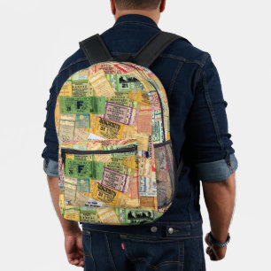 70s Music Concert Tickets Backpack