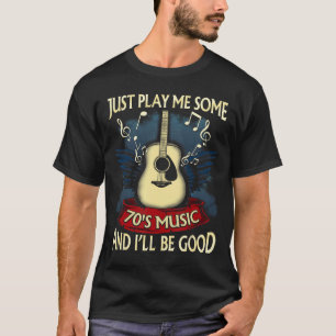 70s Music Rock and Roll Retro Vintage 1970s Music T-Shirt
