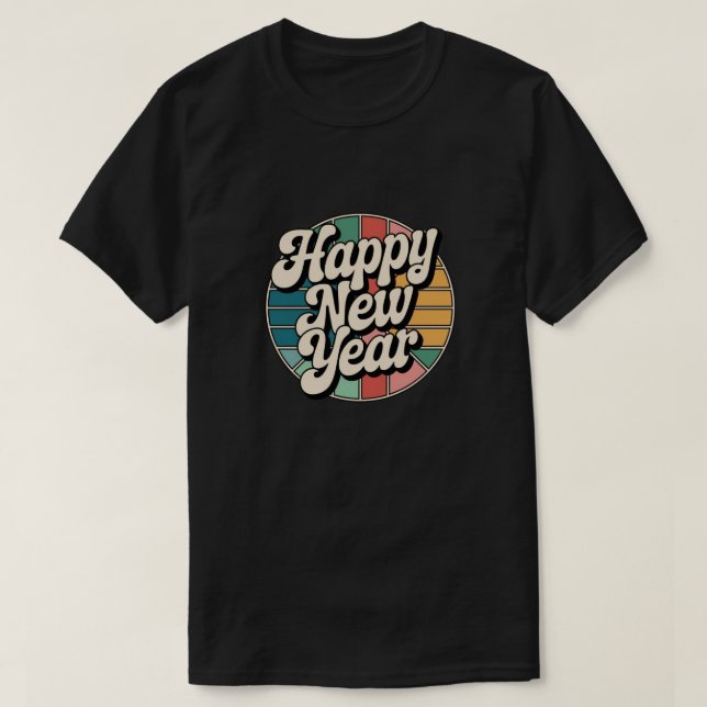 70s New Year Party T-Shirt (Design Front)