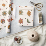 70s Nostalgia Retro Peace and Christmas Wrapping Paper<br><div class="desc">Take yourself back to the golden days of yesteryear with our 70s Nostalgic Peace Symbol Christmas Wrapping Paper. This fun and family-friendly design evokes the forever-charm of vintage holiday celebrations, featuring groovy flowers, leaves, mistletoe and peace sign motifs that everyone is sure to love and enjoy! Crafted with high-quality materials,...</div>