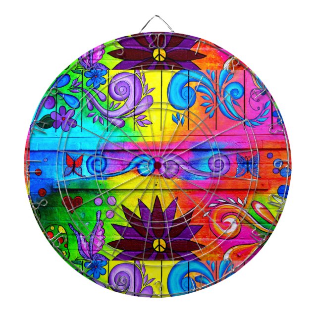 70's psychedelic dart board (Front)