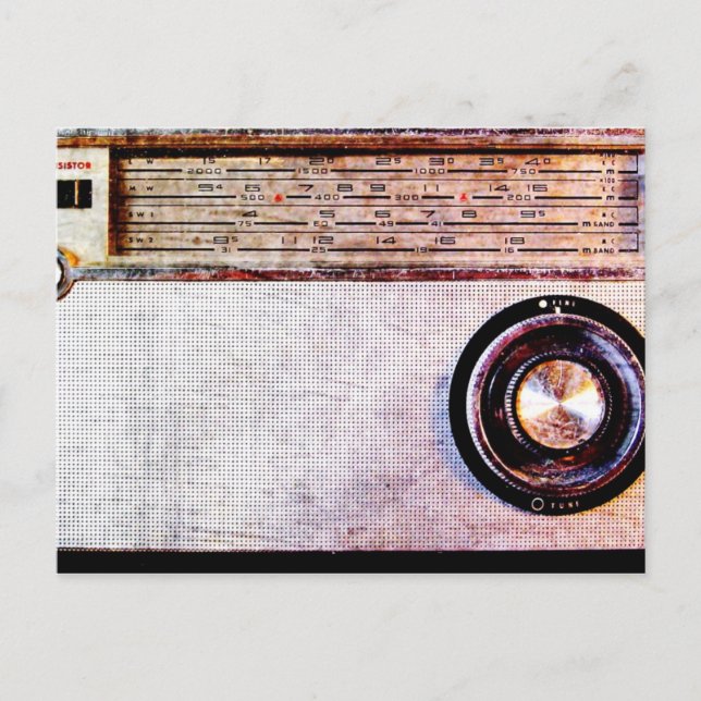 70's radio postcard (Front)