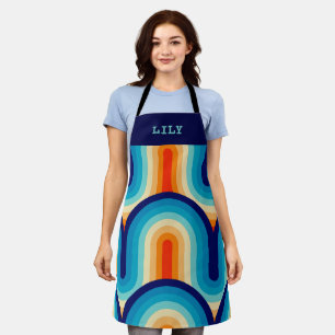 70s Rainbow Curves Apron
