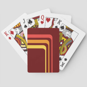 70's Rainbow Playing Cards