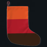 70s Retro 3 Striped Vintage Colour Pattern Small Christmas Stocking<br><div class="desc">70s Retro Three Stripe Vintage Colour Pattern

Globe Trotters specialises in idiosyncratic imagery from around the globe. Here you will find unique Greeting Cards,  Postcards,  Posters,  Mousepads and more.</div>