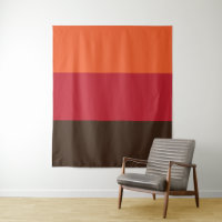 70s Retro 3 Striped Vintage Colour Pattern