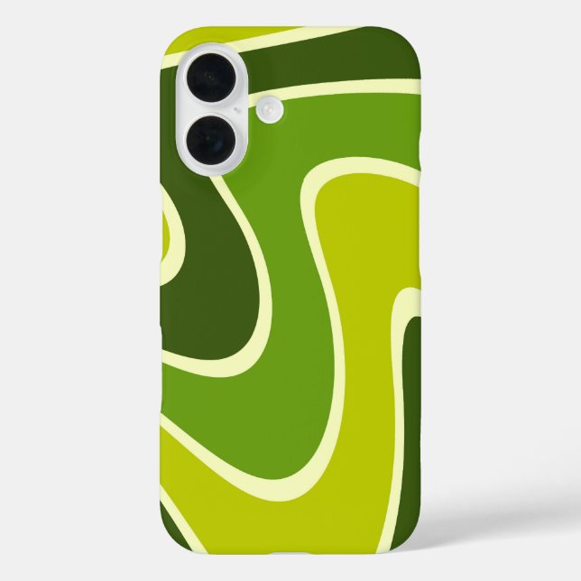 70s Retro Abstract Lava Design Case-Mate iPhone Case (Back)