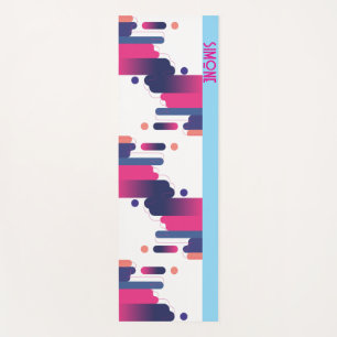 70s Retro Drops Create your own - Custom Name Yoga Mat