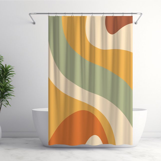 70s Retro Groovy Pattern Cream, Green, Orange (Creator Uploaded)