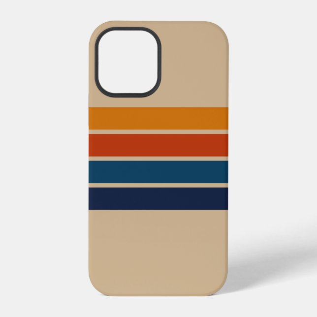 70s Retro iPhone 12 Pro Case (Back)