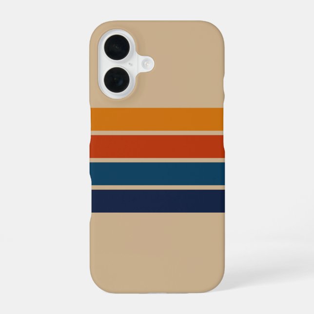 70s Retro iPhone 16 Case (Back)