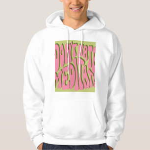 70s Retro: 'Meditate' Motivational Poster Hoodie
