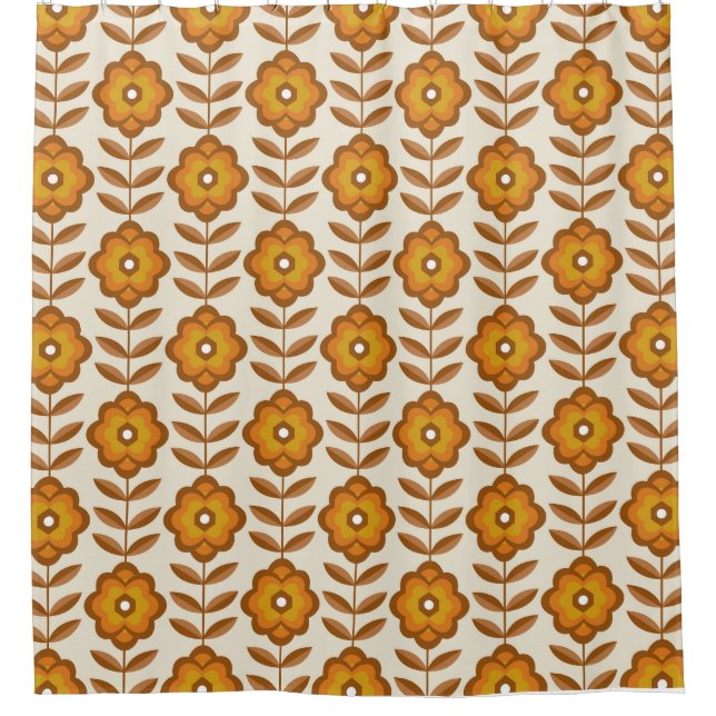 70s Retro Mid-Century Floral Pattern (Front)