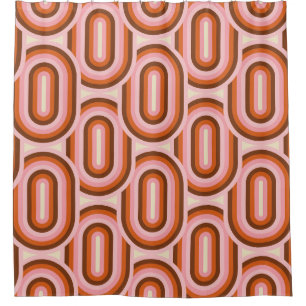70's Retro Seamless Pattern. 60s and 70s Aesthetic