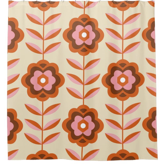 70's Retro Seamless Pattern. 60s and 70s Aesthetic (Front)