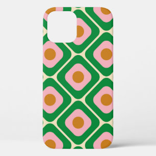 70's Retro Seamless Pattern. 60s and 70s Aesthetic iPhone 12 Case