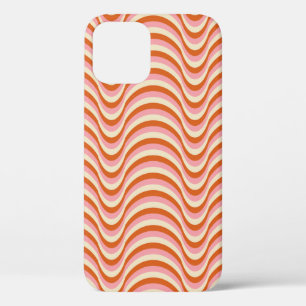 70's Retro Seamless Pattern. 60s and 70s Aesthetic iPhone 12 Case