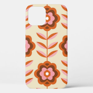 70's Retro Seamless Pattern. 60s and 70s Aesthetic iPhone 12 Case