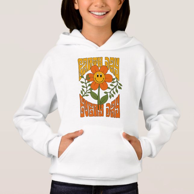 70's Retro Smiling Daisy Flower (Front)