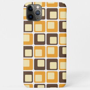 70s Retro Square Shapes Pattern iPhone 11 Pro Max Case