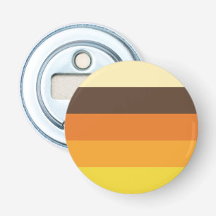 70s Retro Striped Colour Pattern Bottle Opener