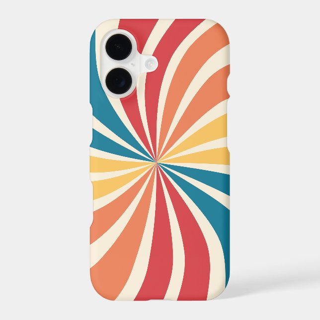 70s Retro Sunburst Multi-Colors (Back)