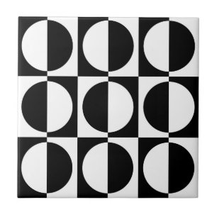 70s Retro Vintage Style Geometric Pattern Tile