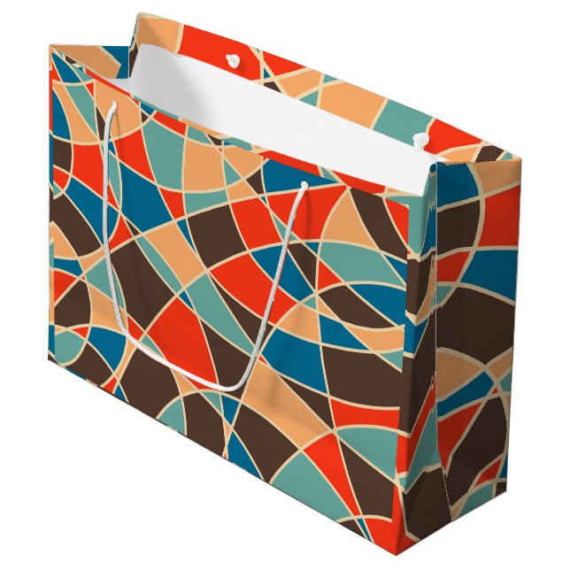 70's Smooth Large Gift Bag (Front Angled)