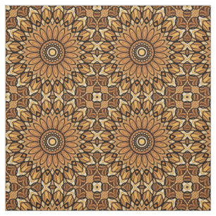 70s Sunflower Print Fabric