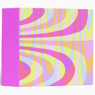 70's Swirls Binder