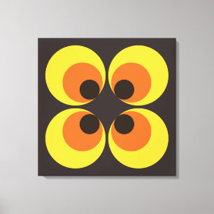 70s Wallpaper Canvas Print