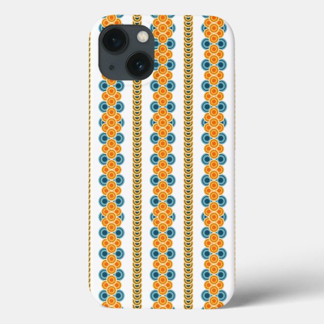 70's years circle rows Case-Mate iPhone case (Back)