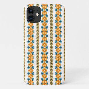 70's years circle rows iPhone 11 case