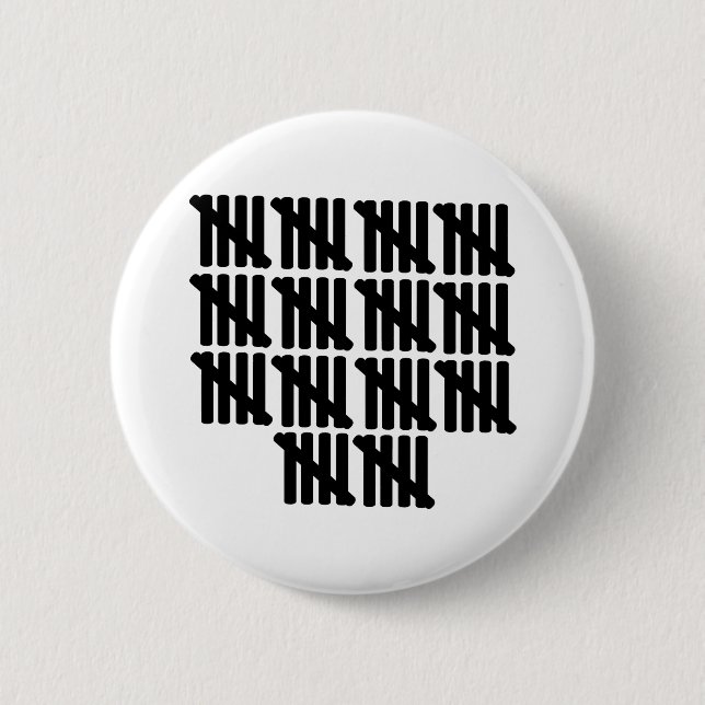 70th birthday 2 inch round button (Front)