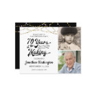 70th Birthday 70 YEARS IN THE MAKING Black Gold