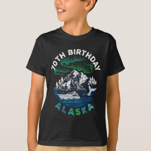 70th Birthday Alaska North Lights Family Cruise Sq T-Shirt