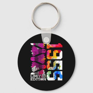 70th Birthday Badminton Limited Edition 1955 Keychain
