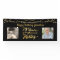 70th Birthday Black Gold String Lights Photos