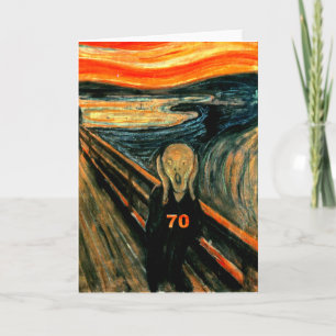 70th Birthday Card