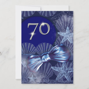 70th birthday celebration party major CUSTOMIZE Invitation