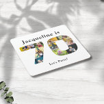 70th Birthday Design Your own Photo Collage Square Paper Coaster<br><div class="desc">Make that birthday feel special with these wonderful photo collage party paper coasters. Add your favourite images to create a heartfelt keepsake with loving memories.</div>