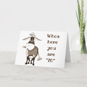 **70th BIRTHDAY** DO NOT BE ONE OF THESE! Card