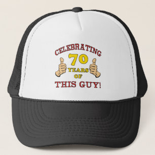 70th Birthday Gift For Him Trucker Hat