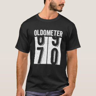 70Th Birthday Gifts Oldometer 69-70 Vintage Funny T-Shirt